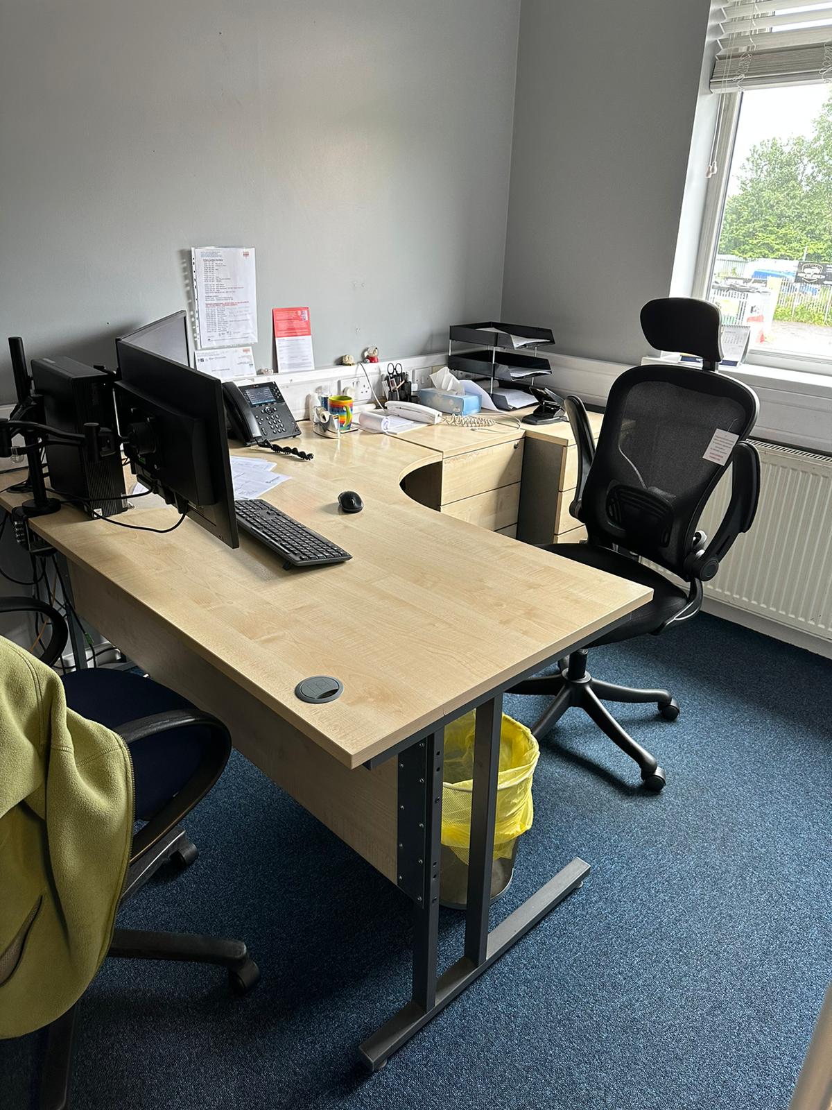 Cleaning office spaces